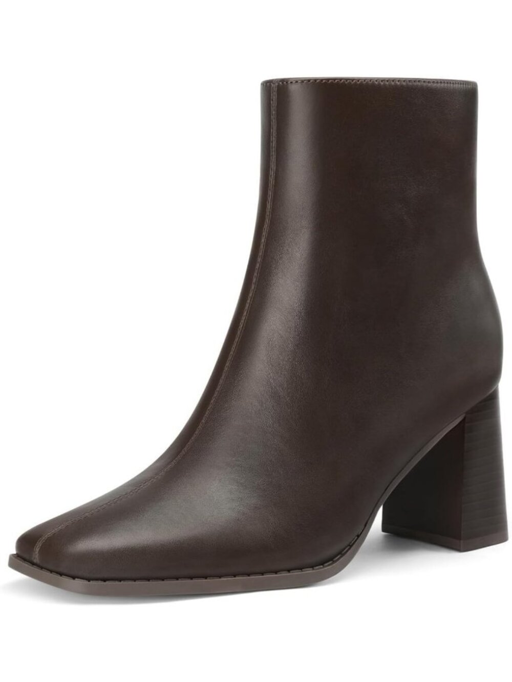Stylish Square Toe Chunky Heeled Ankle Boots for Women - Trendy Fall Footwear